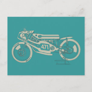 RACING TWO STROKE. POSTCARD