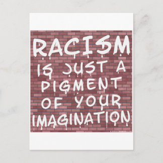 Racism - Graffiti Postcard