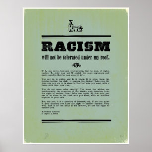 Racism Posters Photo Prints Zazzle AU