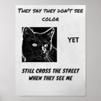 Racism superstition black cat quote