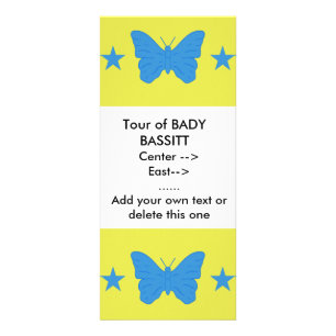 Rack Card with Flag of Bady Bassitt, Brazil