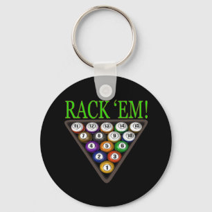 Rack Em 3 Key Ring