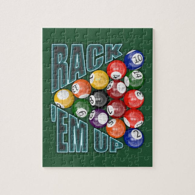 Rack Em Up Jigsaw Puzzle (Vertical)