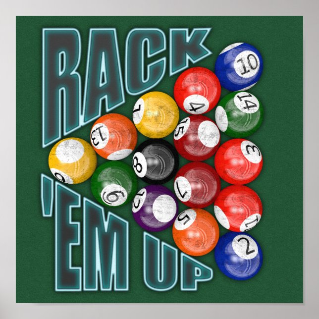 Rack Em Up Poster (Front)