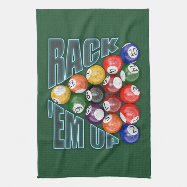 Rack Em Up Tea Towel (Vertical)
