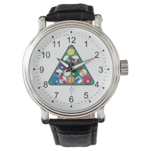 Racked Billiard Balls Watch