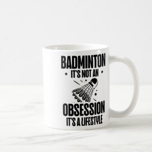 Racket Scientist Shuttle Badminton Player Coffee Mug
