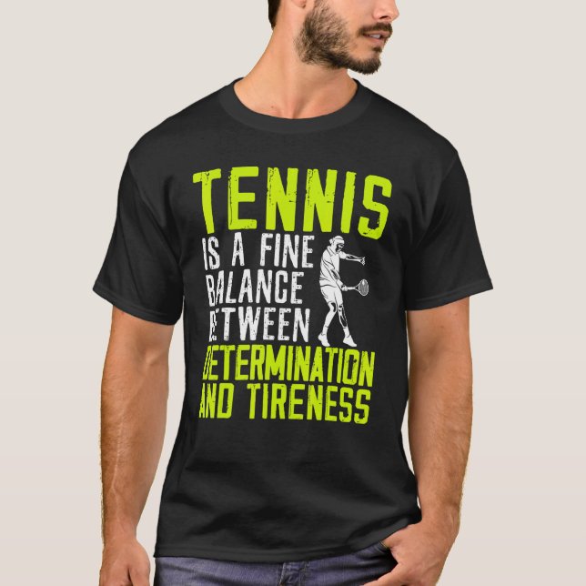 Racket Tennis Players Tennis Ball Tennis T-Shirt (Front)