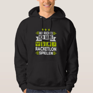Racketlon Tournament Sport Four Disciplines Master Hoodie