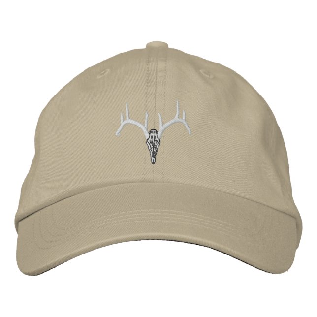 Rackgrafix Buck Skull Basic Adjustable Cap (Front)