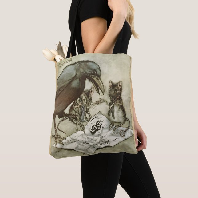 Rackham Peter Pan Kensington Gardens Solomon Tote Bag (Close Up)