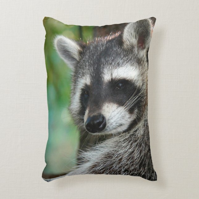 Racoon 001 decorative cushion (Front(Vertical))
