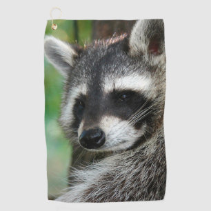 Racoon 001 golf towel