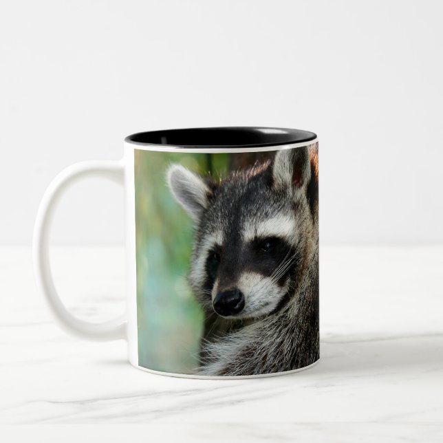 Racoon 001 Two-Tone coffee mug (Left)