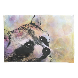 racoon 23 pillowcase