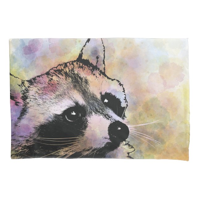 racoon 23 pillowcase (Front)