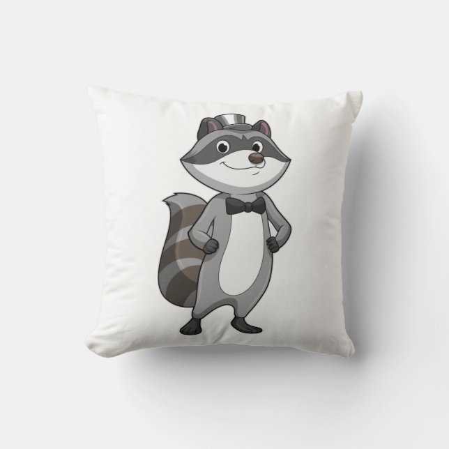 Racoon as Groom with Tie Cushion (Front)
