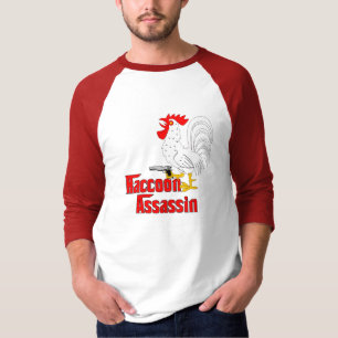 Racoon Assassin Rooster T-Shirt