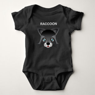 Racoon - Baby Jersey Bodysuit