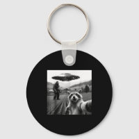 Racoon Bigfoot Selfie Ufo Funny Racoon Alien Bigfo
