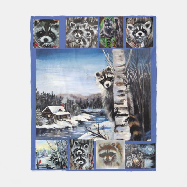 Racoon Blanket (Front)