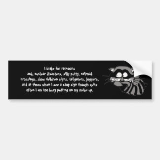 Racoon Bumper Sticker
