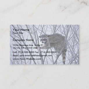 Racoon Business Card