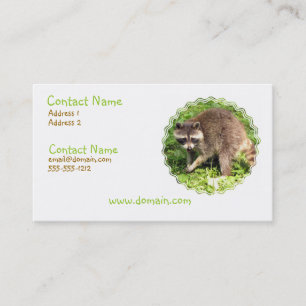 Racoon Business Card