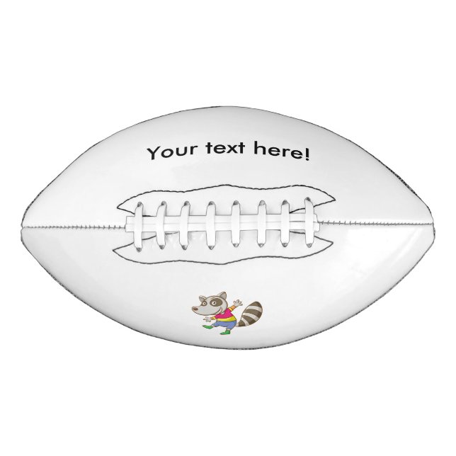 Racoon cartoon football (Front)