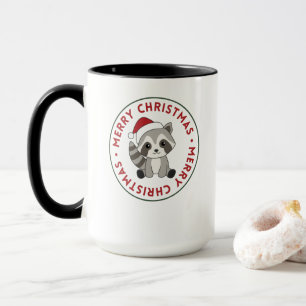 Racoon Christmas Snow Winter Raccoons Mug