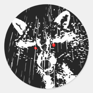 Racoon Classic Round Sticker