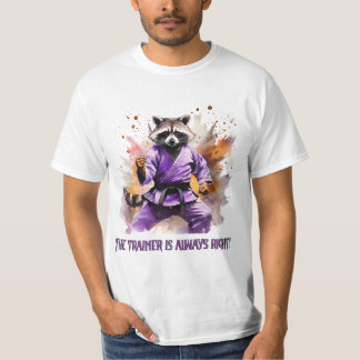 Racoon-coach, sport T-Shirt