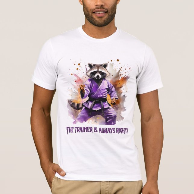 Racoon-coach, sport T-Shirt (Front)