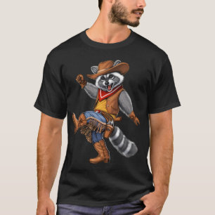 Racoon Cowboy T-Shirt