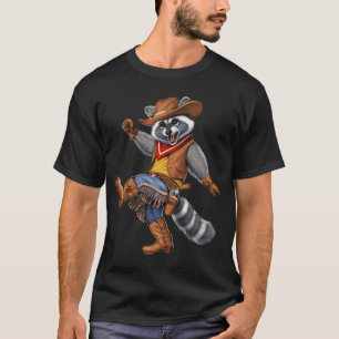 Racoon Cowboy T-Shirt