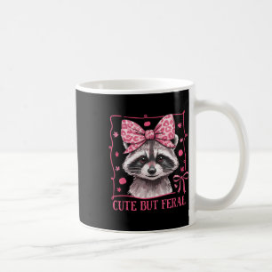Racoon Cute But Feral Toddler Funny Animal Gifts Coffee Mug