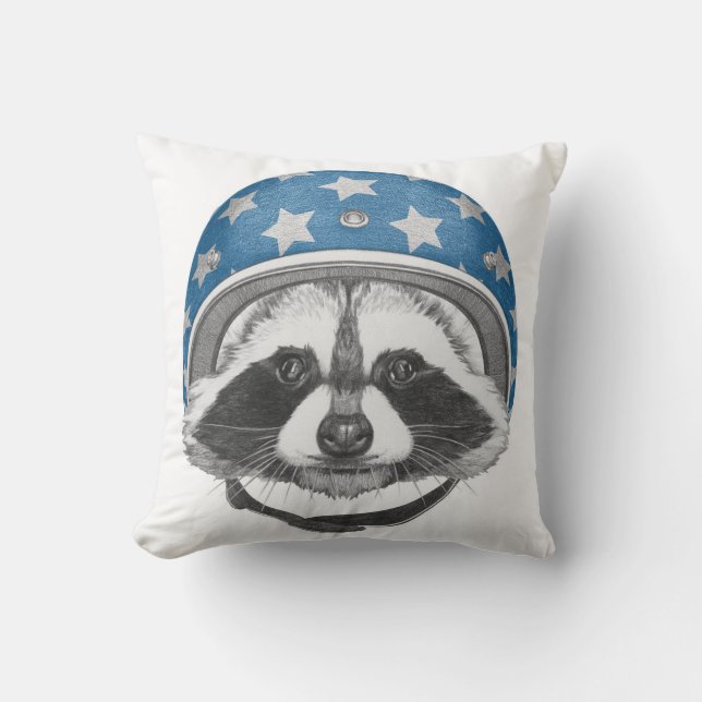 Racoon Daredevil Cushion (Front)