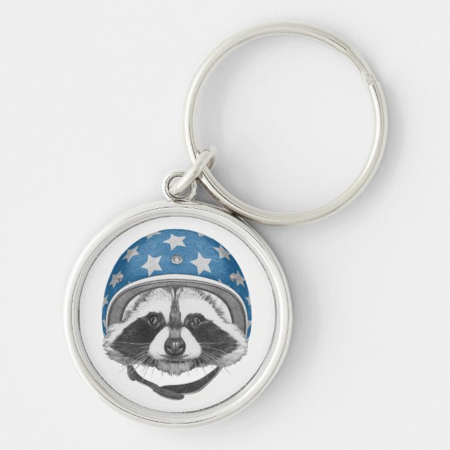 Racoon Daredevil Key Ring (Front)