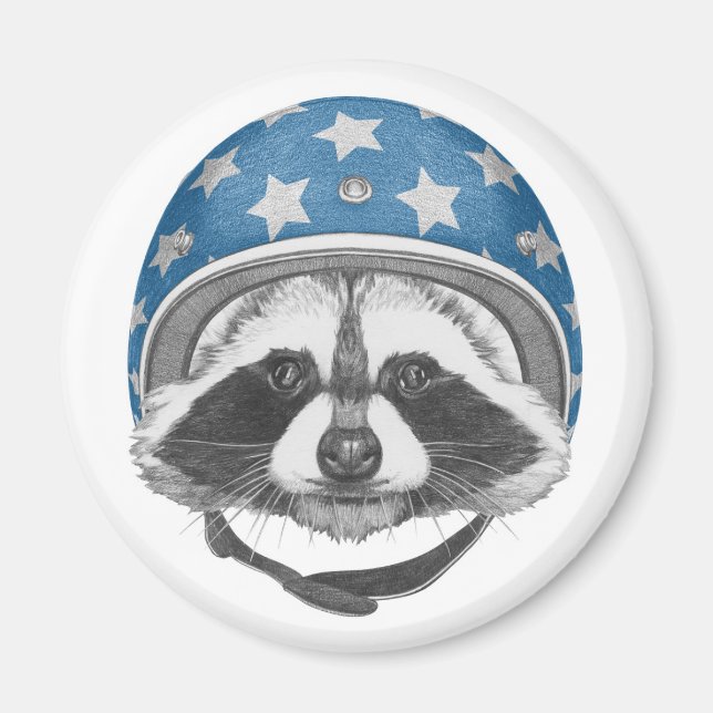Racoon Daredevil Magnet (Front)