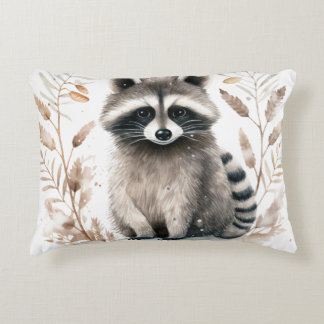Racoon  decorative cushion