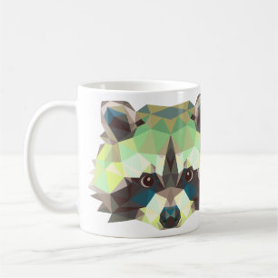 Racoon design mug