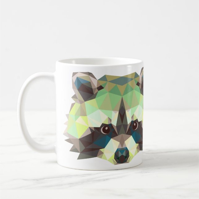 Racoon design mug (Left)