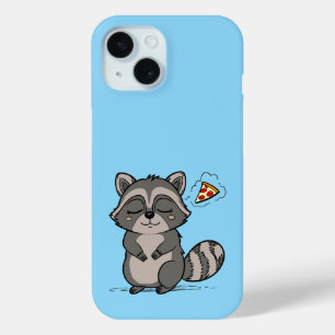 Racoon Dream - Pizza! iPhone 15 Case