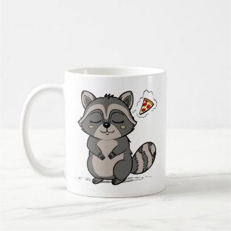 Racoon Dream - Pizza! Coffee Mug