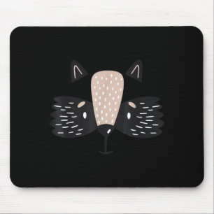 Racoon Face Cute Baby Animal Halloween Costume Mouse Pad