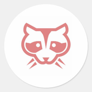 Racoon Face Sticker