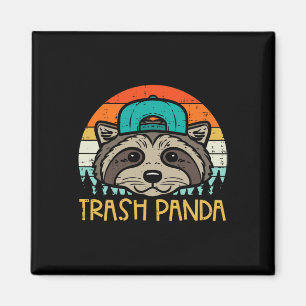 Racoon Face Trash Panda Cool Street Cat Boys Kids Magnet