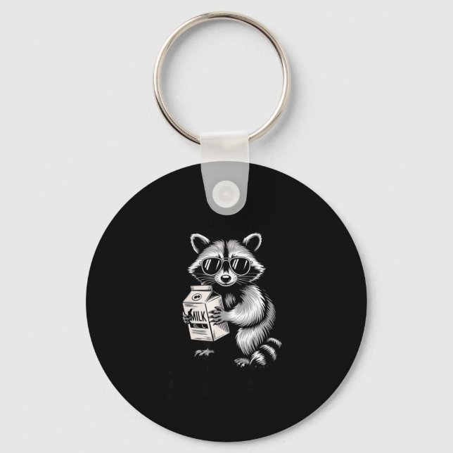 Racoon Feral Like My Blood Sugar Diabetes Awarenes Key Ring (Front)
