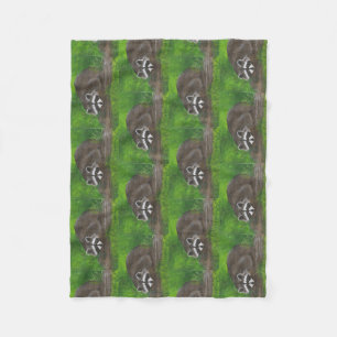 Racoon Fleece Blanket