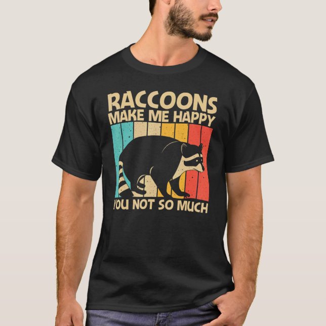 Racoon For Men Women Common Racoon  2 T-Shirt (Front)